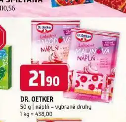 Terno Dr. oetker náplň nabídka