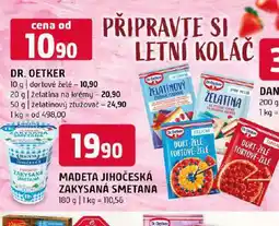 Terno Dr. oetker dortové želé nabídka