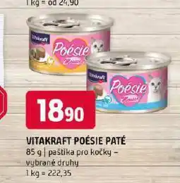 Terno Vitakraft paštika pro kočky nabídka