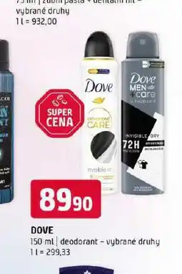 Terno Dove deodorant nabídka