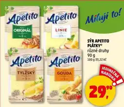 Penny Market Apetito sýr nabídka