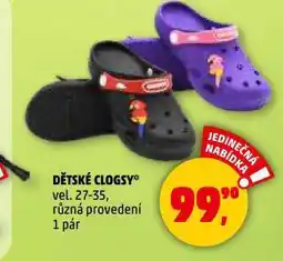 Penny Market Dětské clogsy nabídka