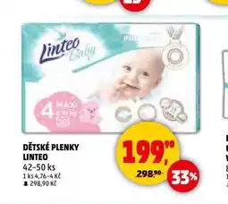 Penny Market Linteo dětské plenky nabídka