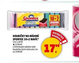 Penny Market Spontex houbičky na nádobí nabídka