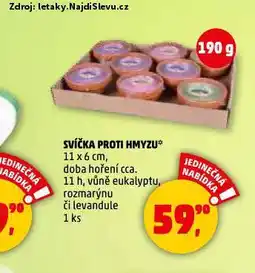 Penny Market Svíčka proti hmyzu nabídka