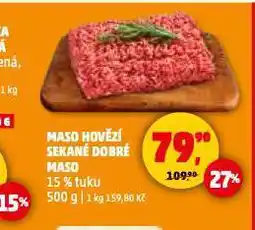 Penny Market Maso hovězí sekané nabídka