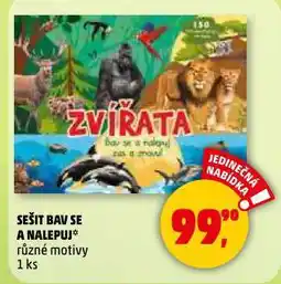 Penny Market Sešit bav se a nalepuj nabídka