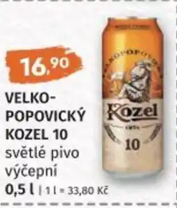 Coop hb Velkopopovický Kozel 10 nabídka