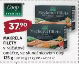 Coop hb Coop Makrela filety nabídka