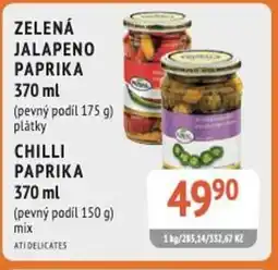 Coop hb Zelená jalapeno paprika nabídka
