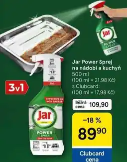 Tesco Jar Power Sprej na nádobí a kuchyň, 500 ml nabídka