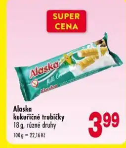 Qanto Alaska kukuřičné trubičky nabídka