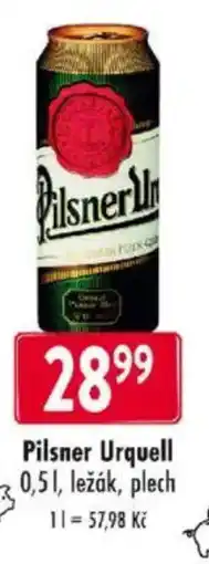 Qanto Pilsner Urquell nabídka
