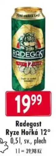 Qanto Radegast Ryze Hořká 12° nabídka