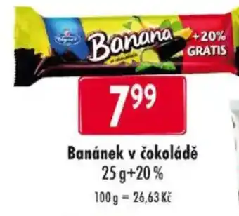 Qanto Banánek v čokoládě nabídka
