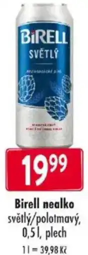 Qanto Birell nealko světlý/polotmavý nabídka