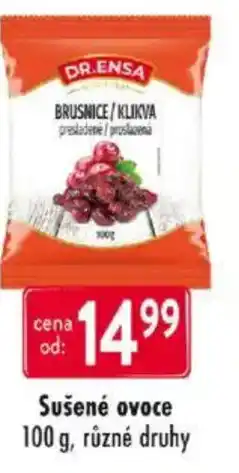 Qanto DR.ENSA Sušené ovoce nabídka