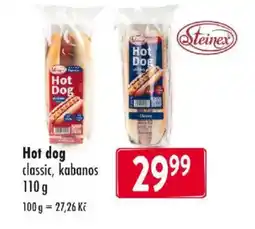 Qanto Hot dog classic, kabanos nabídka