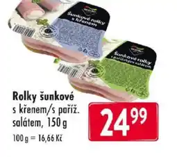 Qanto Rolky šunkové s křenem/s poříž. salátem nabídka