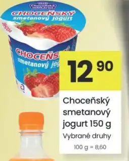 Kubík potraviny Choceňský smetanový jogurt nabídka