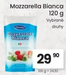 Kubík potraviny Moravia Mozzarella Bianca nabídka