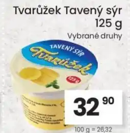 Kubík potraviny Tvarůžek Tavený sýr nabídka