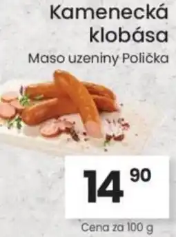 Kubík potraviny Kamenecká klobása nabídka