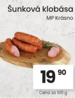 Kubík potraviny Šunková klobása nabídka