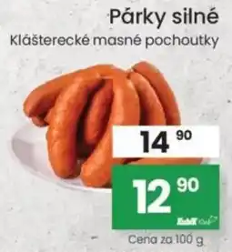 Kubík potraviny Párky silné nabídka
