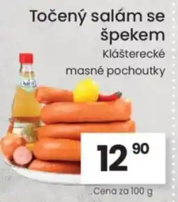 Kubík potraviny Točený salám se špekem nabídka