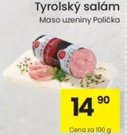 Kubík potraviny Tyrolský salám nabídka