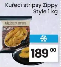 Kubík potraviny Kuřecí stripsy Zippy Style nabídka