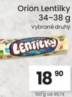 Kubík potraviny Orion Lentilky nabídka