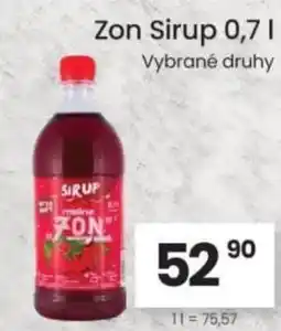 Kubík potraviny Zon Sirup nabídka