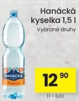 Kubík potraviny Hanácká kyselka nabídka