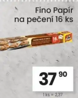 Kubík potraviny Fino Papír na pečení nabídka