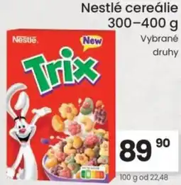 Kubík potraviny Nestlé cereálie nabídka