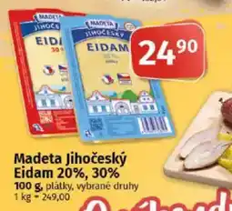 COOP TIP Madeta Jihočeský Eidam 20%, 30% nabídka
