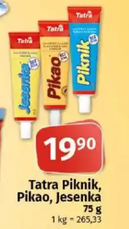 COOP TIP Tatra Piknik, Pikao, Jesenka nabídka