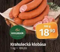 COOP TIP Krahulecká klobása nabídka