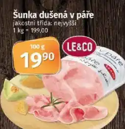 COOP TIP Šunka dušená v páře nabídka