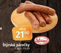 COOP TIP Štýrské párečky nabídka