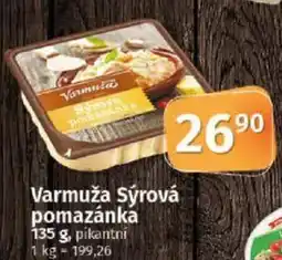 COOP TIP Varmuža Sýrová pomazánka nabídka