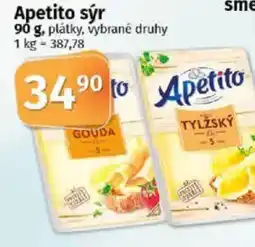 COOP TIP Apetito sýr nabídka