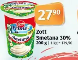 COOP TIP Zott Smetana 30% nabídka