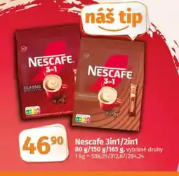COOP TIP Nescafe 3in1/2in1 nabídka
