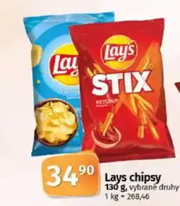 COOP TIP Lays chipsy nabídka