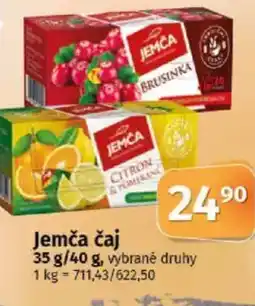 COOP TIP Jemča čaj nabídka