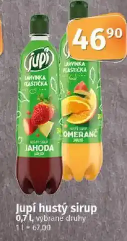 COOP TIP Jupí hustý sirup nabídka