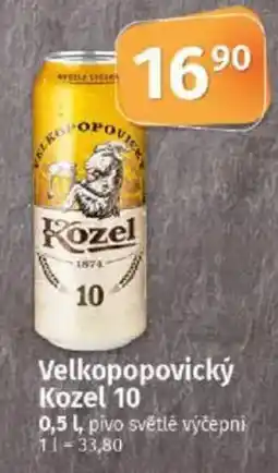 COOP TIP Velkopopovický Kozel 10 nabídka